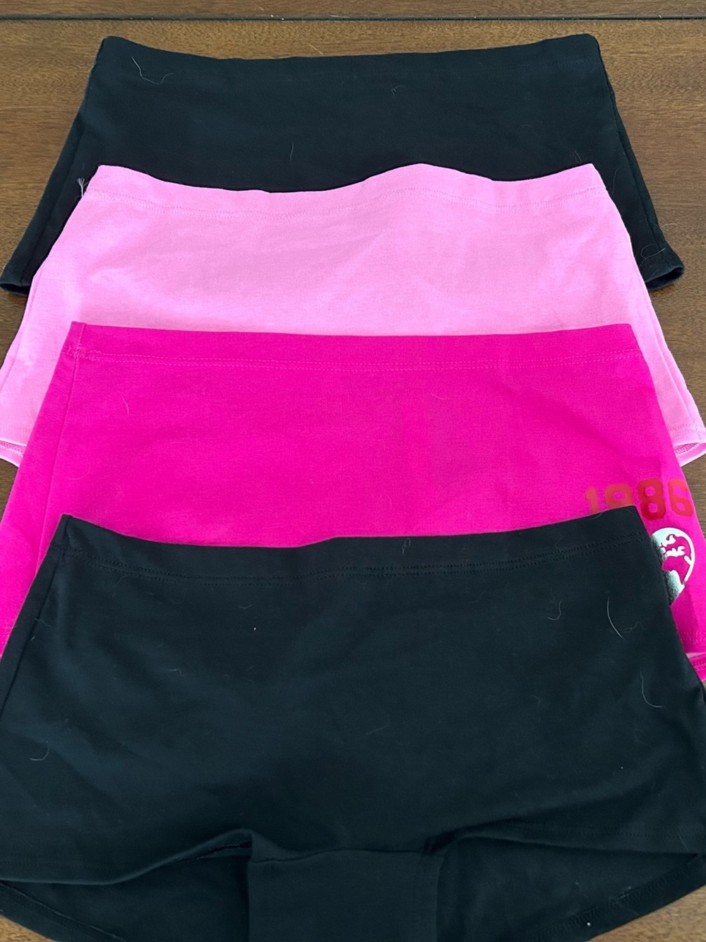 NWT PINK Victoria’s Secret Cotton Boyshort Panties Lot of 4 – Medium